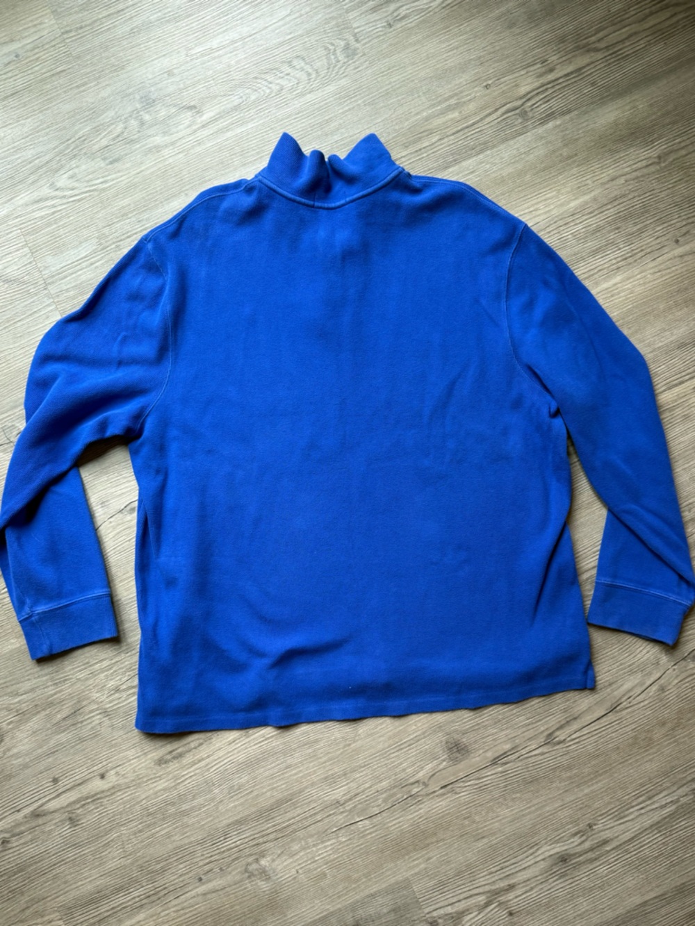 Polo Ralph Lauren Royal Blue Crewneck Cotton Men's Pullover Fit - Picture 2 of 5
